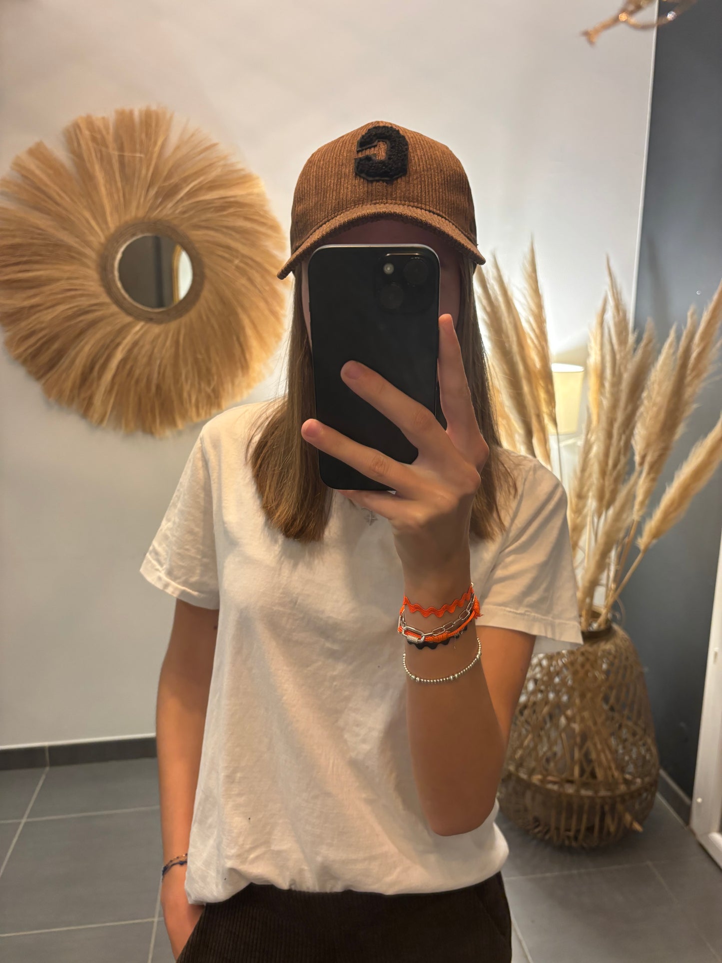 Casquette en velours