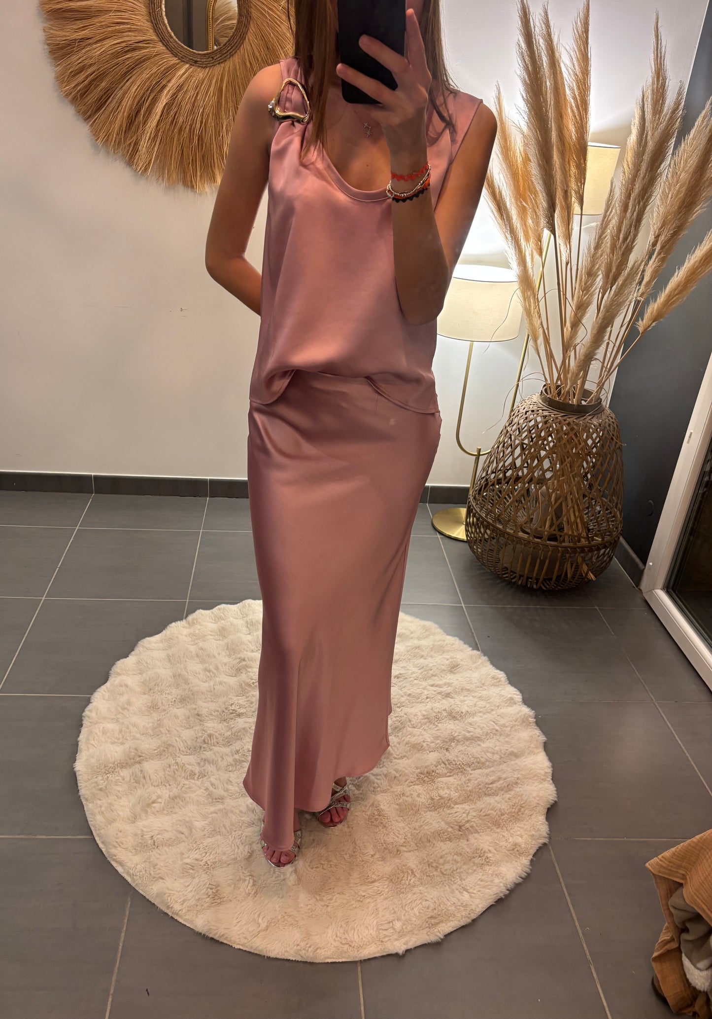 jupe Mélanie (en satin)