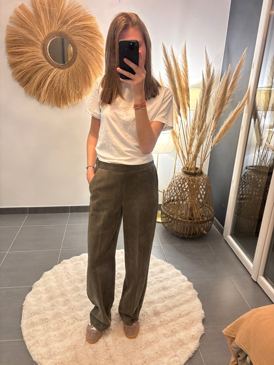 Pantalon Iris (en velours)